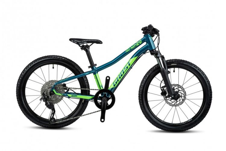 GHOST Kato 20 Full Party - MTB 20" (Dirty Blue/Lime Gloss)